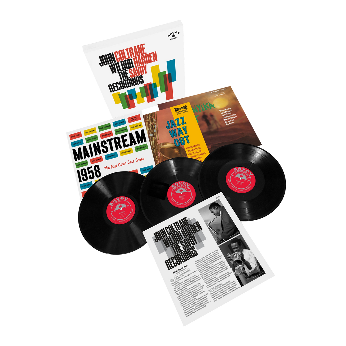 John Coltrane & Wilbur Harden - The Savoy Recordings: Vinyl 3LP Box Set